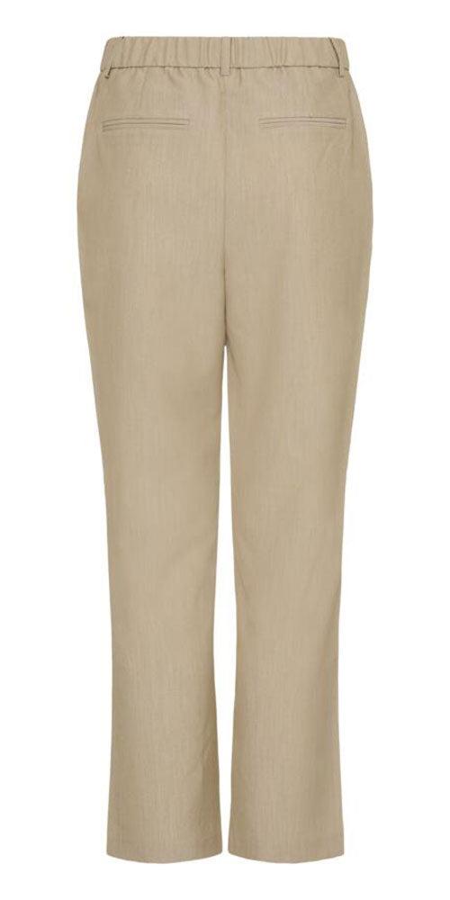 B.Young Straight Leg Cropped Trousers, hummus