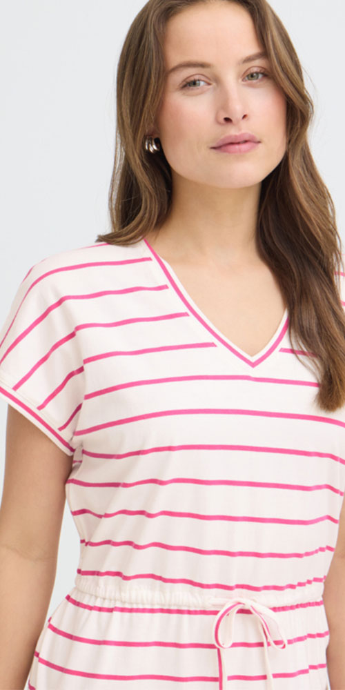 B.Young Striped Jersey Dress