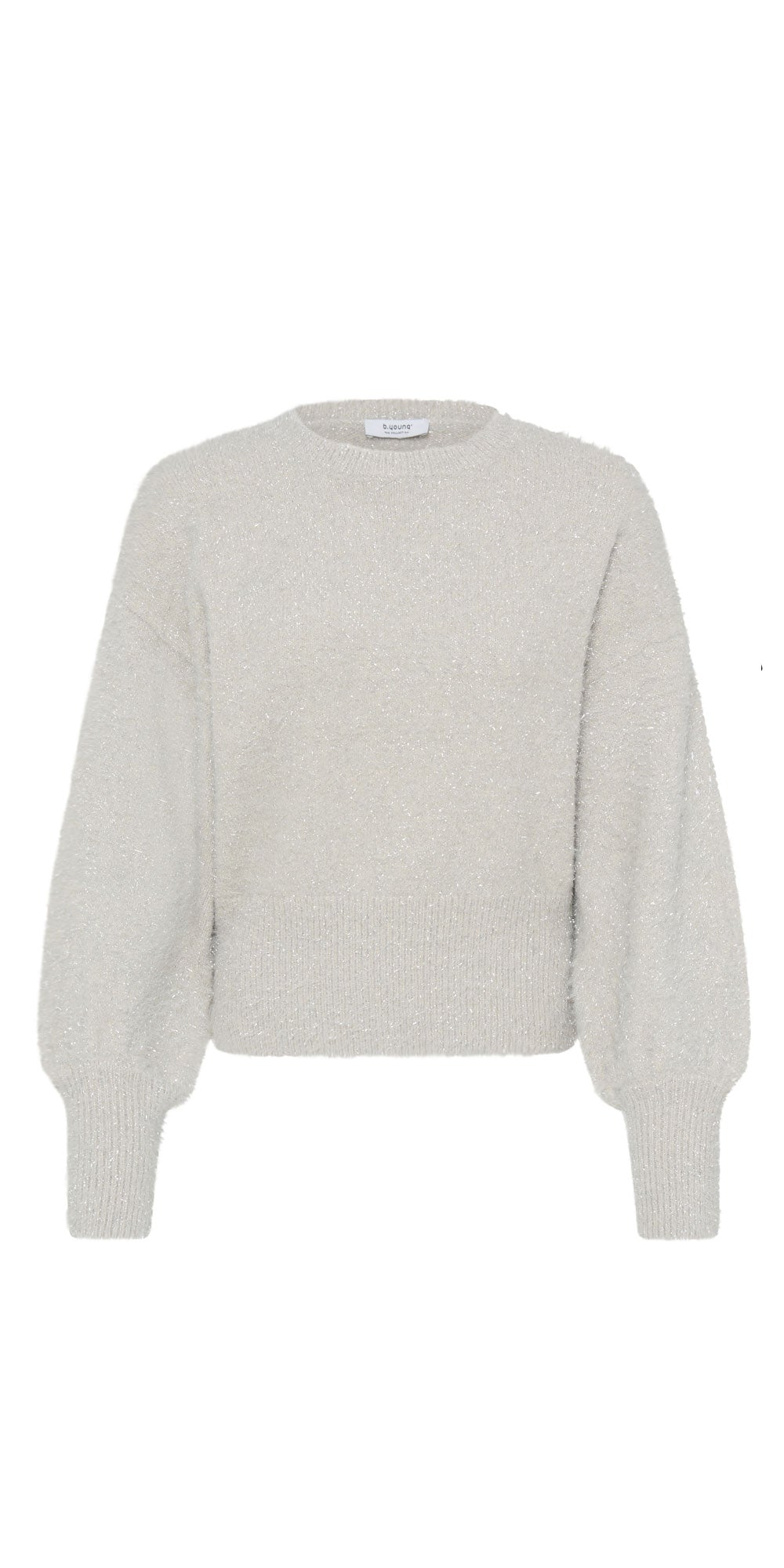 B.Young Sparkle Halo Sweater, frost