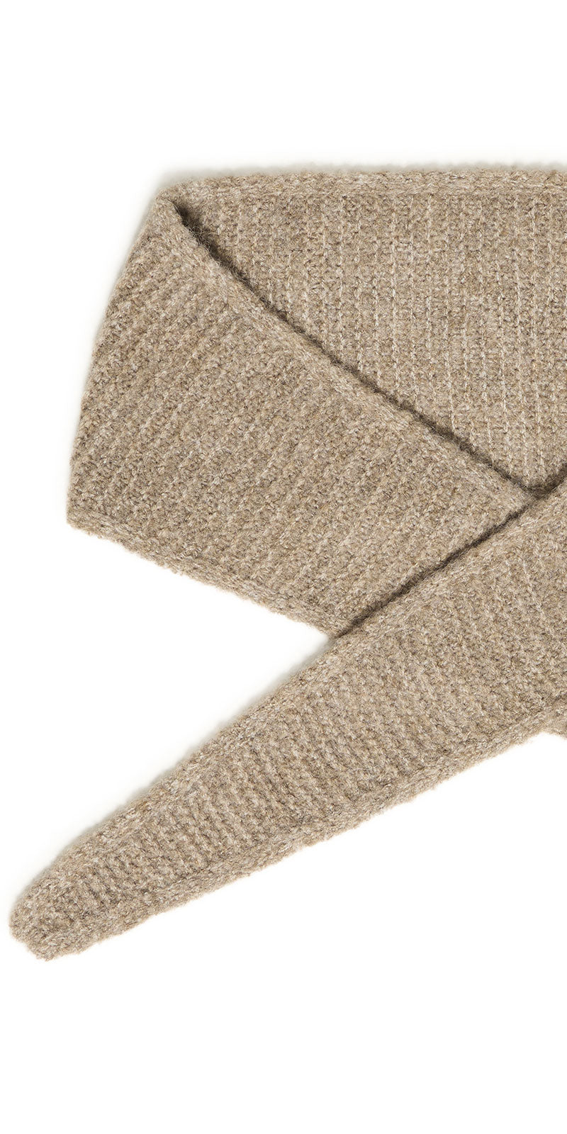 B.Young Narrow Scarf, walnut