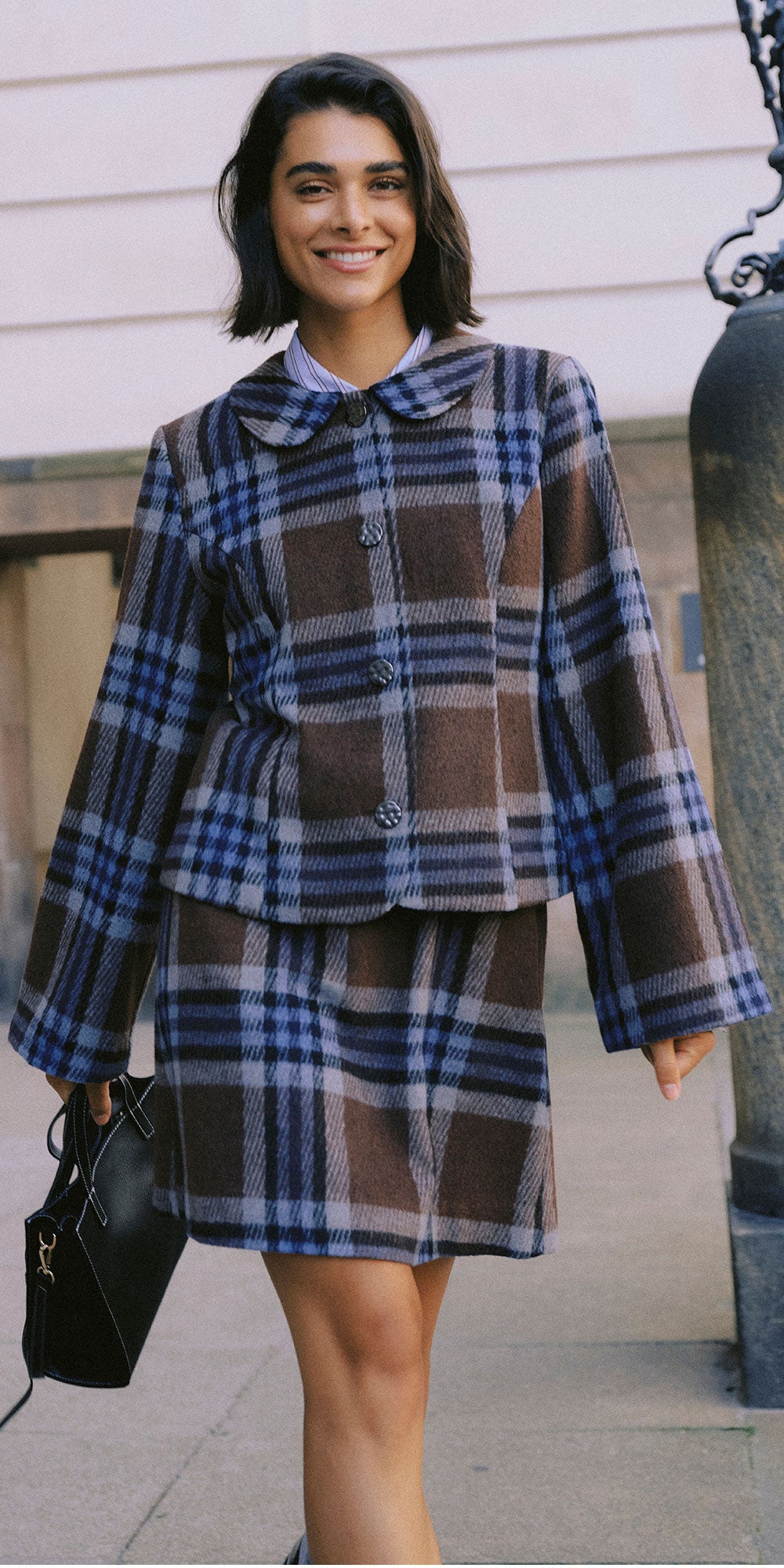 B.Young Bree Plaid Jacket