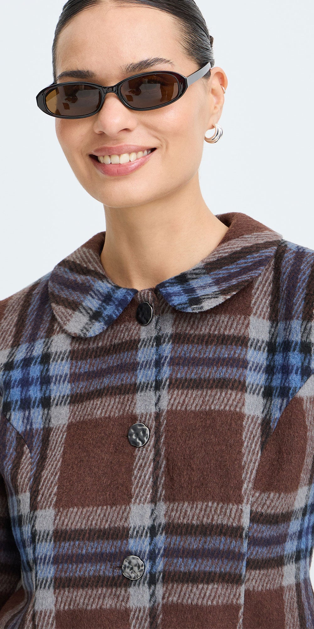 B.Young Bree Plaid Jacket