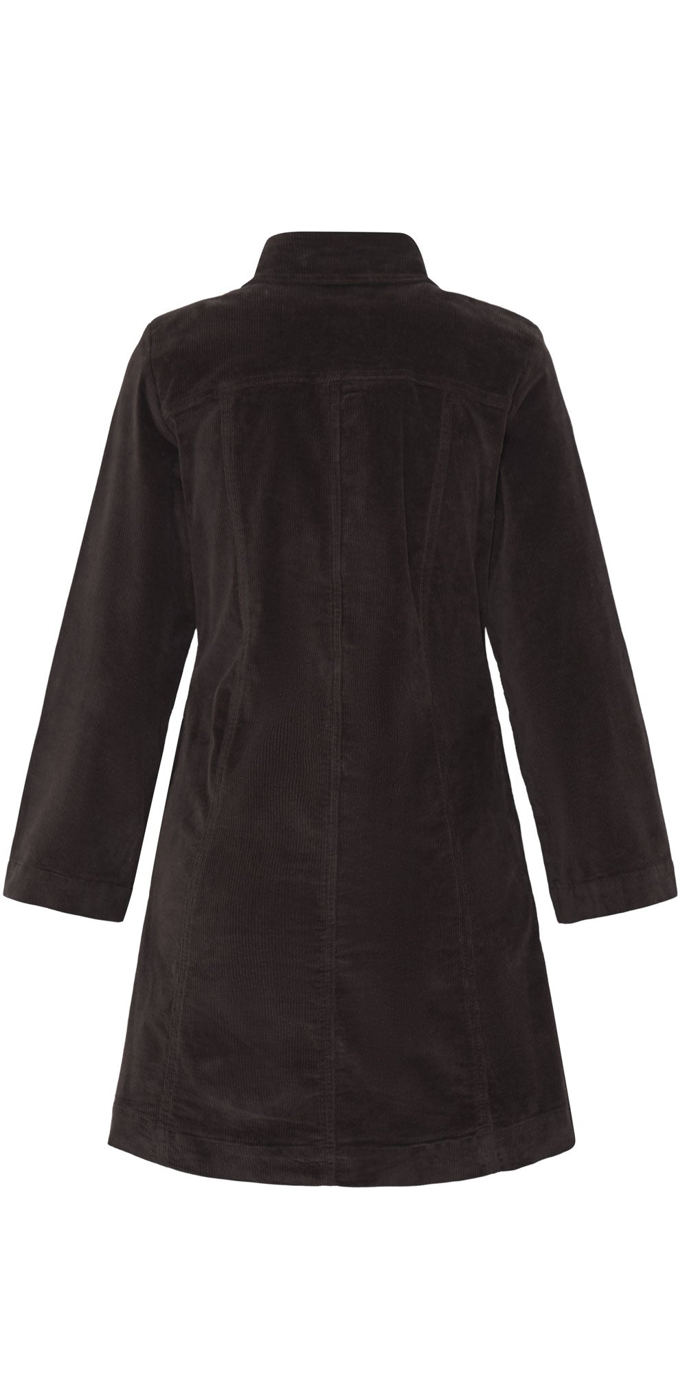 B.Young Corduroy Button Dress, chocolate brown