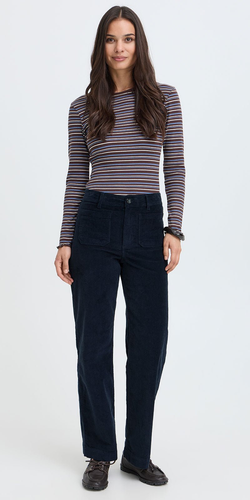 B.Young Corduroy Pocket Pants, navy