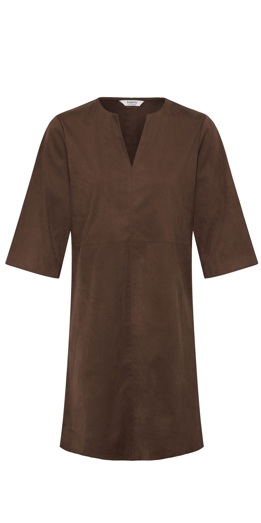 B.Young Faux Suede Shift Dress