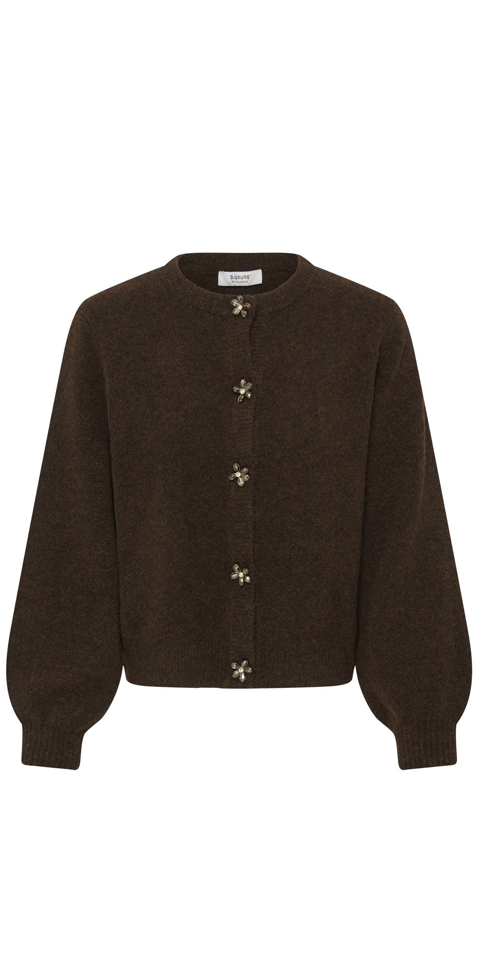 B.Young Flower Button Cardy, java
