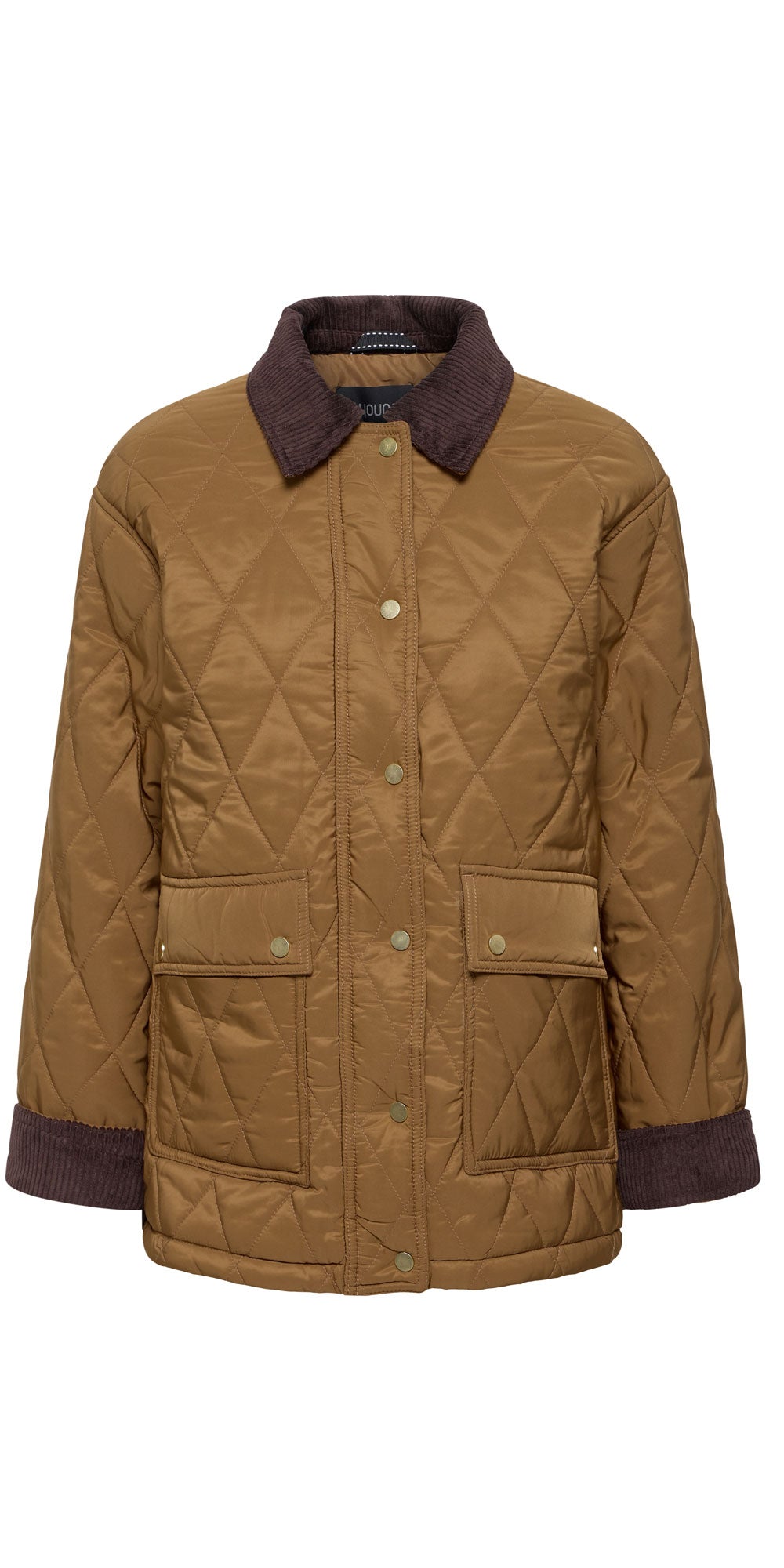 B.Young Quilted Barn Jacket, sienna