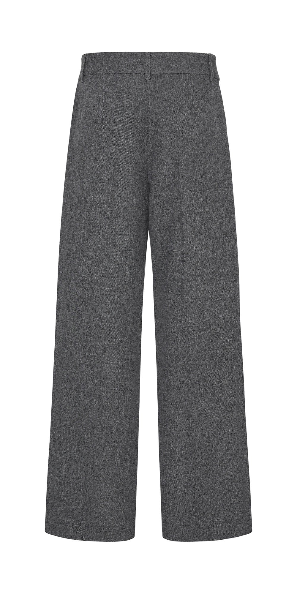 B.Young Tweed Trousers, charcoal melange