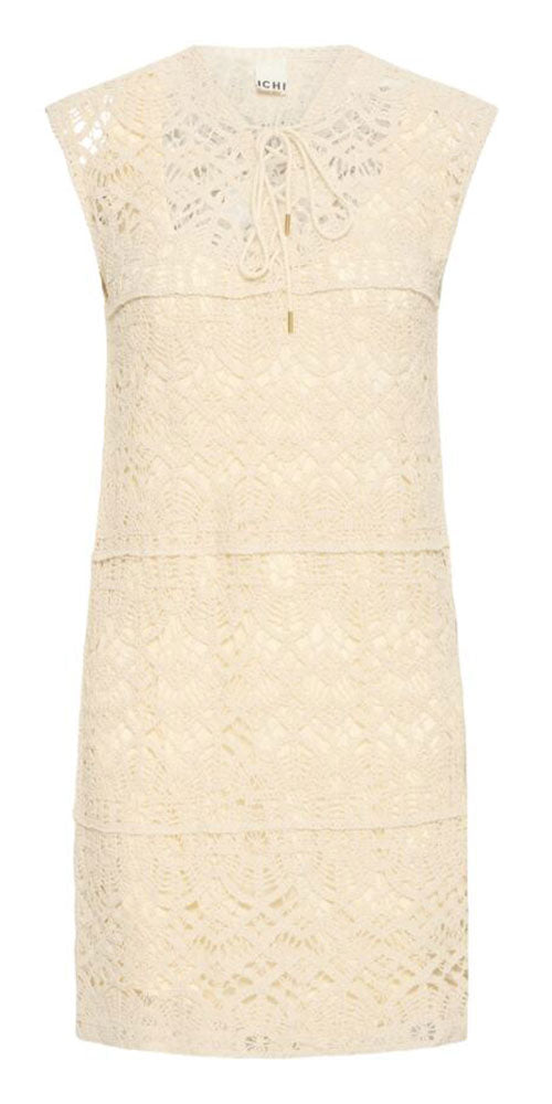 Ichi Crochet Shift Dress