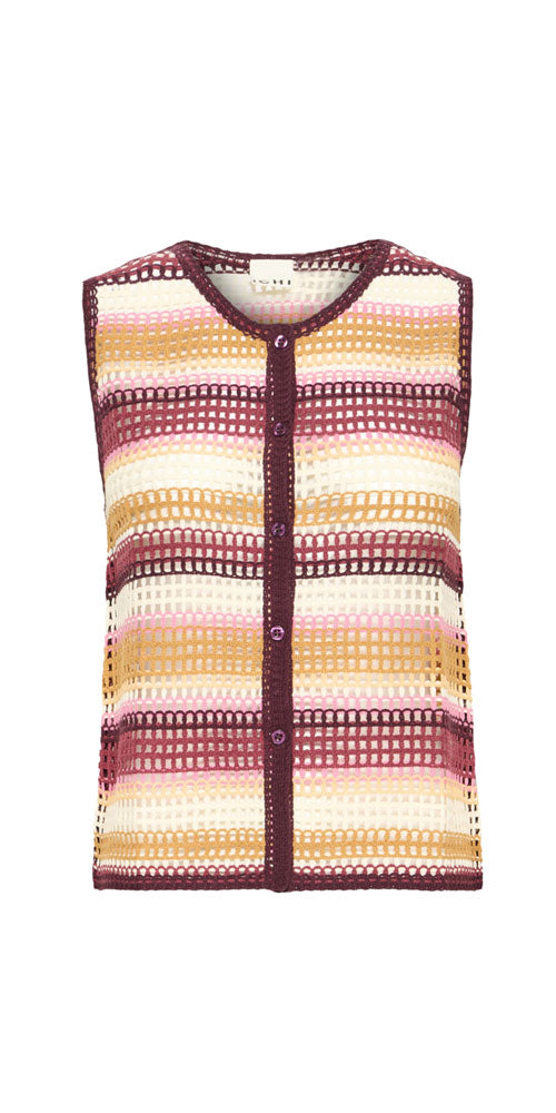 Ichi Sunset Crochet Vest