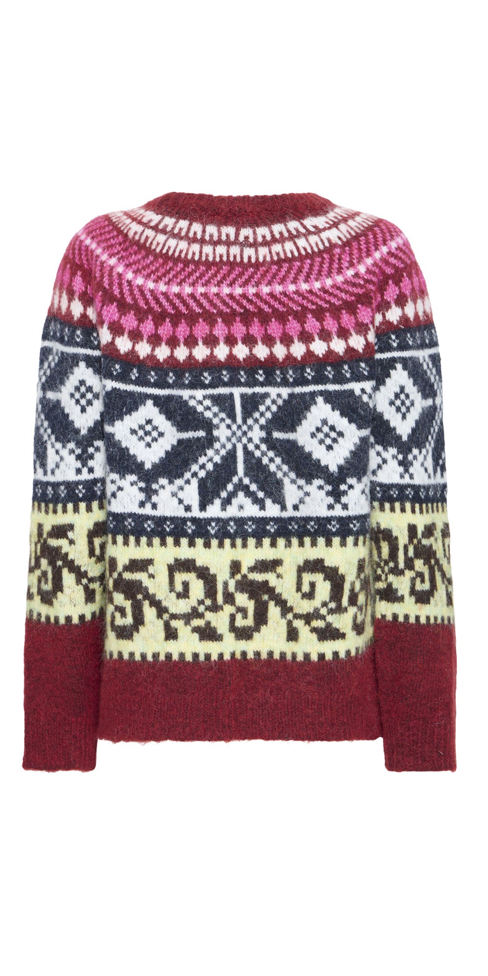 Ichi Multicoloured Fair Isle Sweater