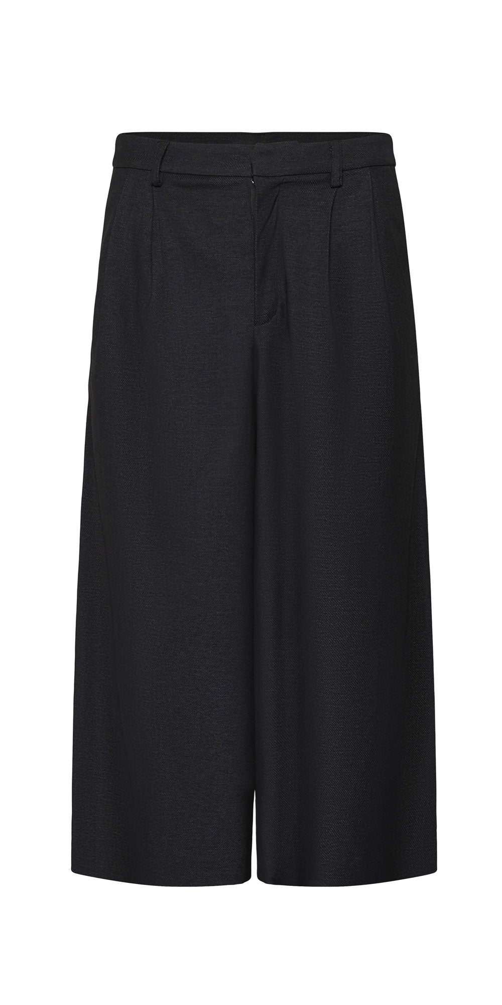 Kaffe Gabby Culotte Trousers, darkest charcoal