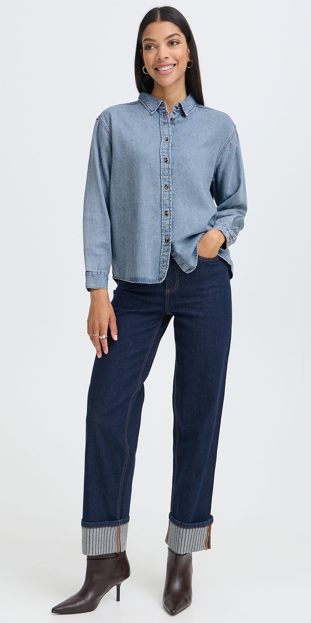 B.Young Denim Shirt