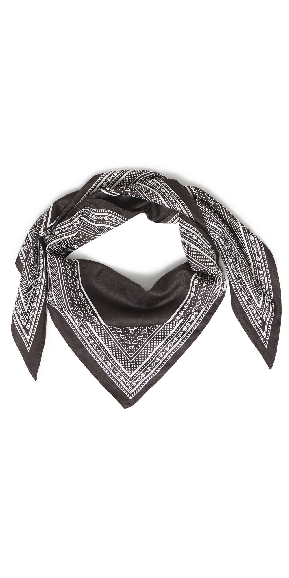 B.Young Triangle Scarf, java paisley