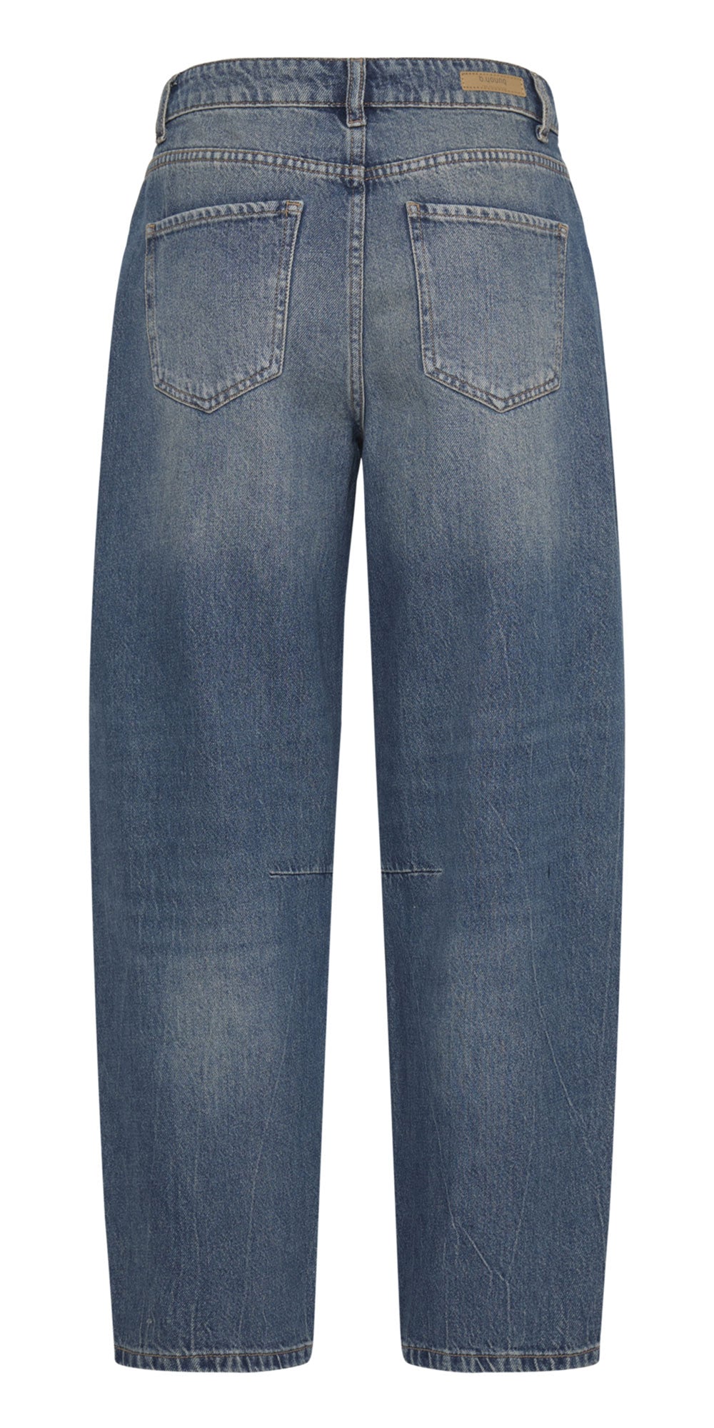 B.Young High Waist Barrel Jeans, mid wash