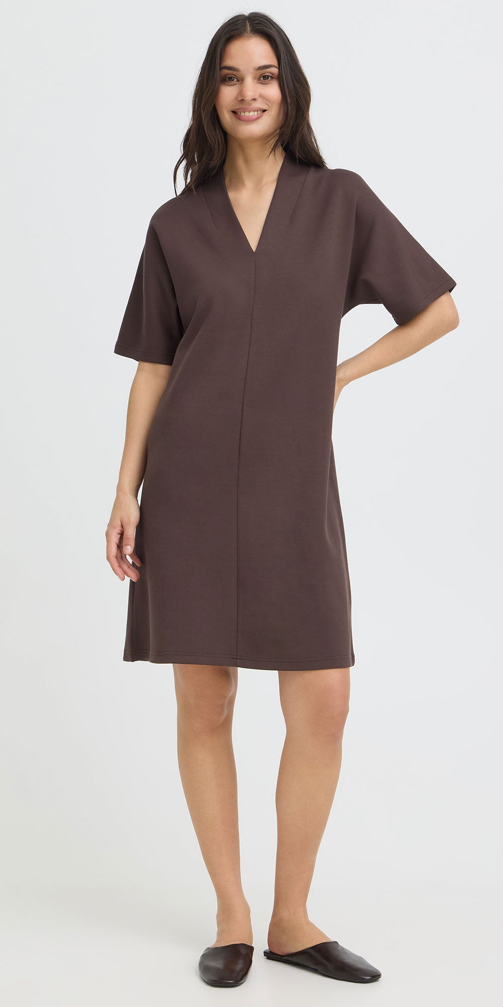 B.Young Pusti Modern Dress, chocolate brown