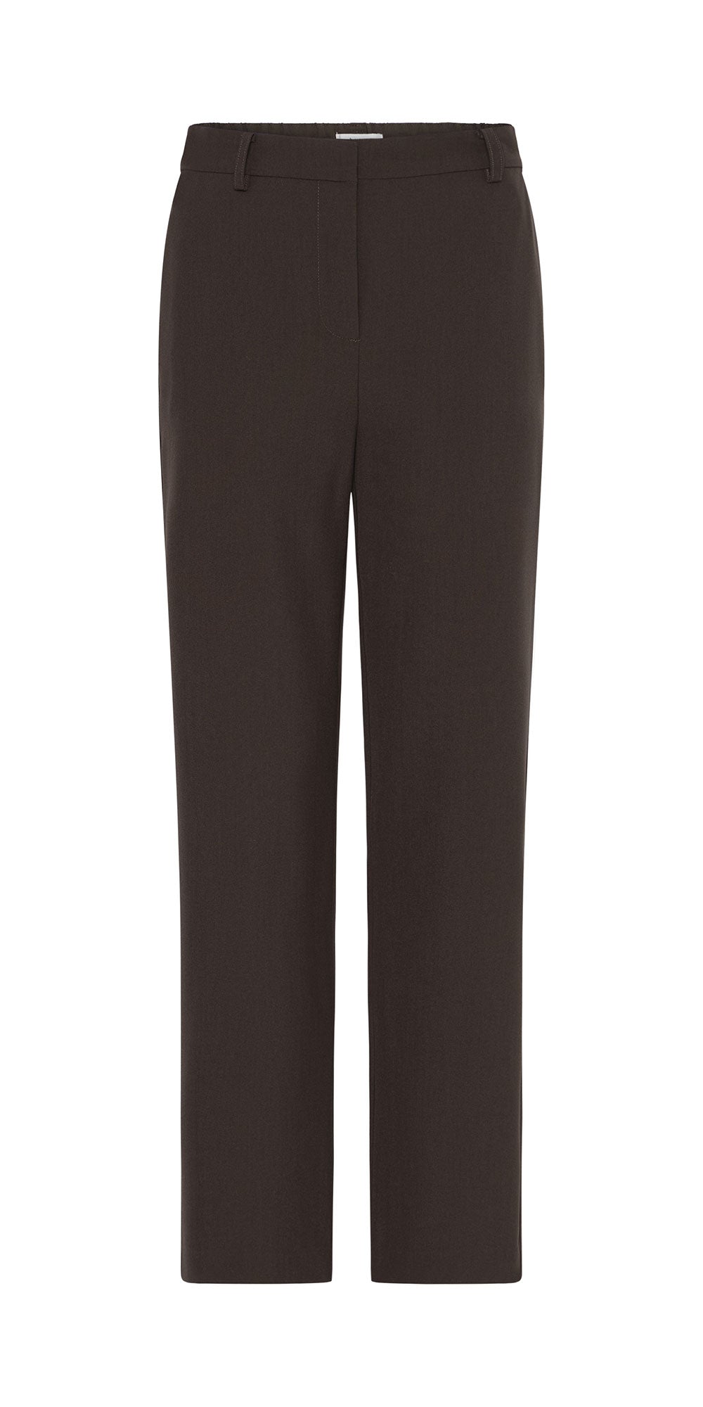 B.Young Straight Leg Cropped Trouser, espresso