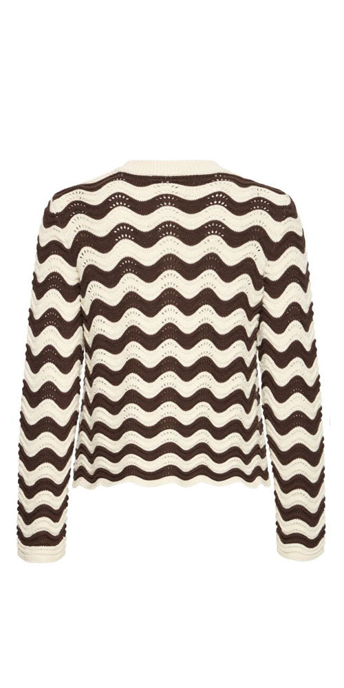 B.Young Wavy Knit Cardy