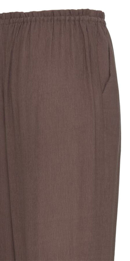 B.Young Crinkle Drawstring Pants, mocha