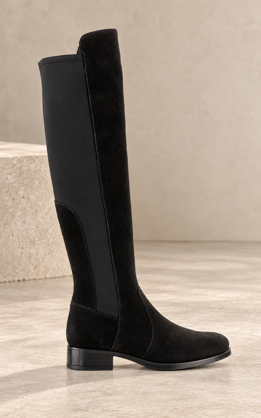 Bos & Co. Bunt Boots, black suede