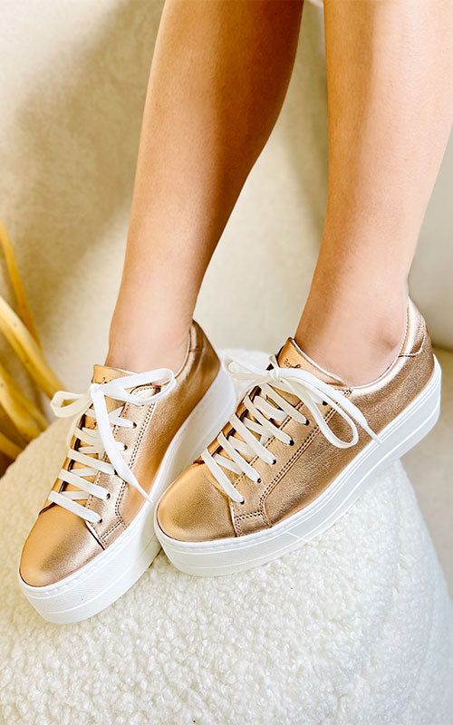 Bos & Co. Maya Sneakers, gold