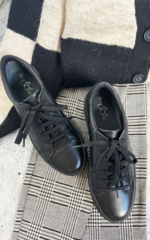 Bos & Co. Maya Sneakers, black/black