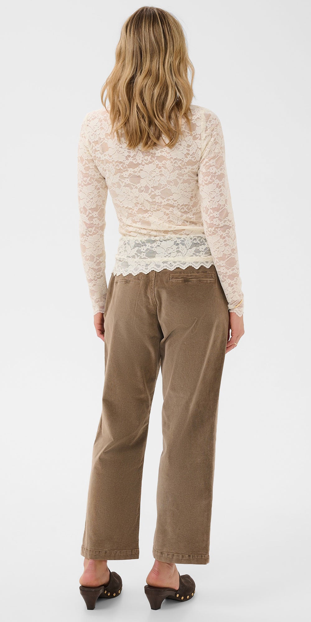 Cream Lace Top, cream
