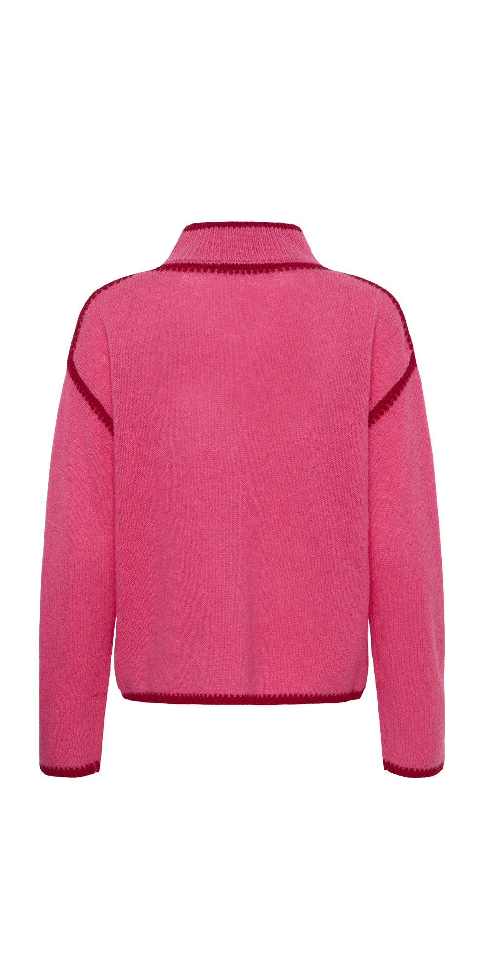 Culture Wool Blanket Stitch Sweater, pink