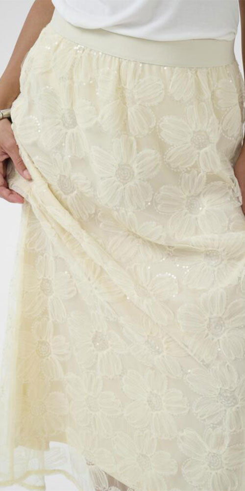 Culture Tulle and Sequin Column Skirt