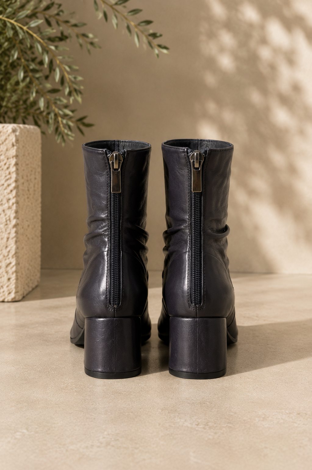 Django & Juliette Floridaso Ankle Boots, darkest navy