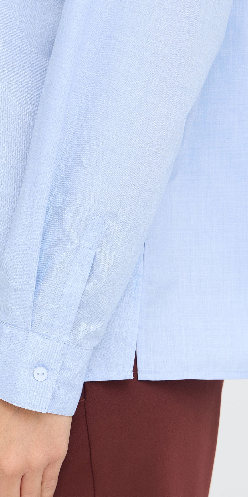 Fransa Button Shirt, sky blue