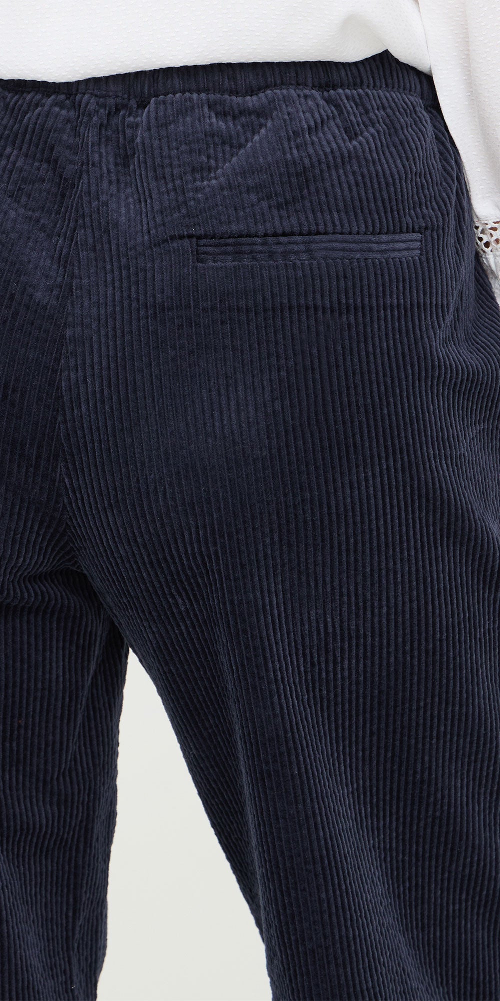 Fransa Corduroy Cozy Pants, navy