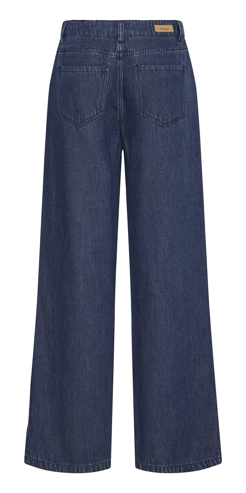 Fransa Dark Denim Wide Jeans