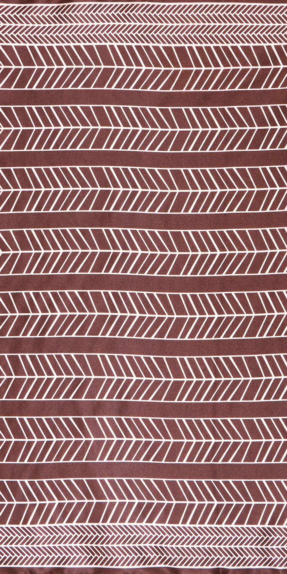 Fransa Silk Herringbone Scarf, raisin