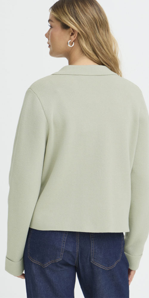 Fransa Knit Blazer, mint