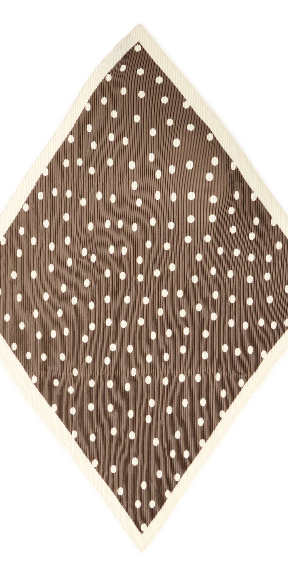 Fransa Pleated Polka Dot Scarf