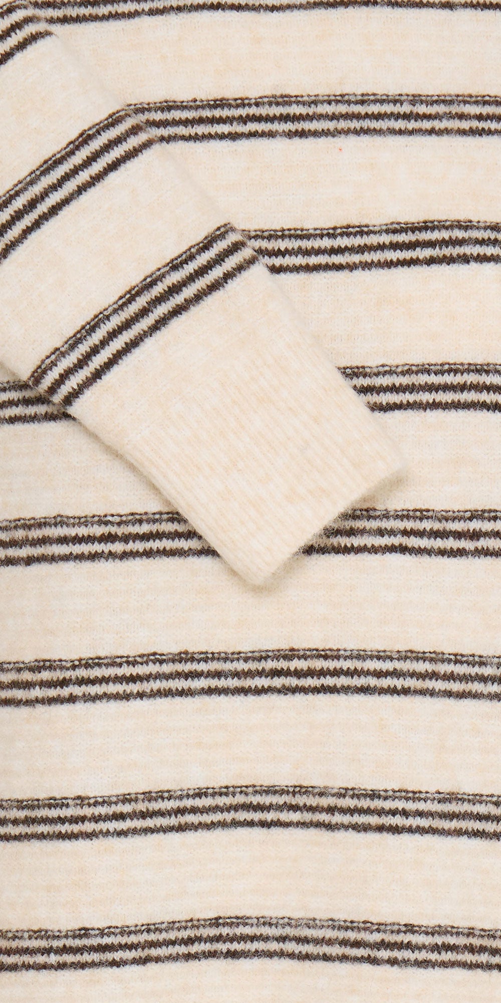 Fransa Striped Crew Neck Sweater
