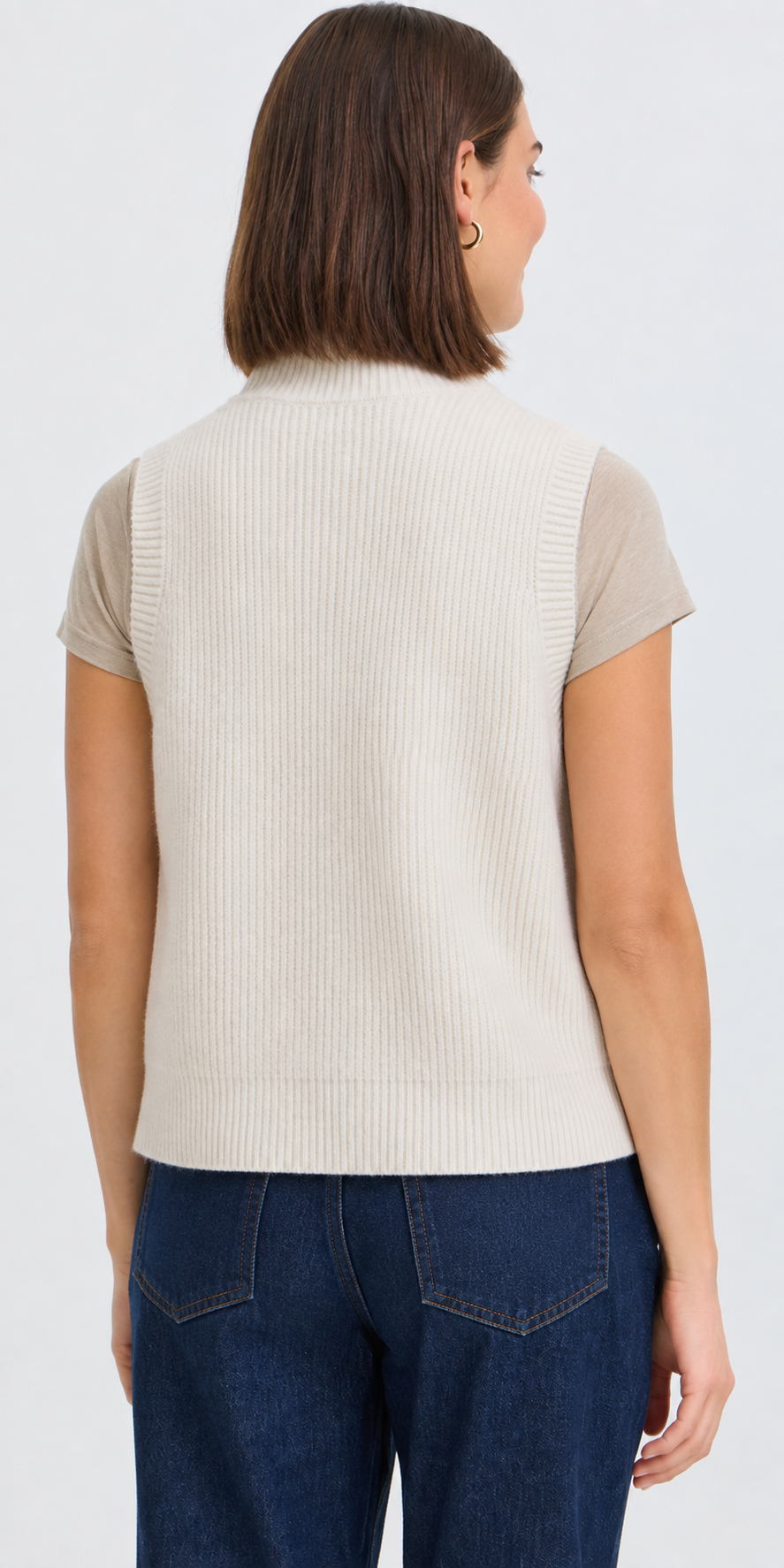 Fransa Zip Front Vest