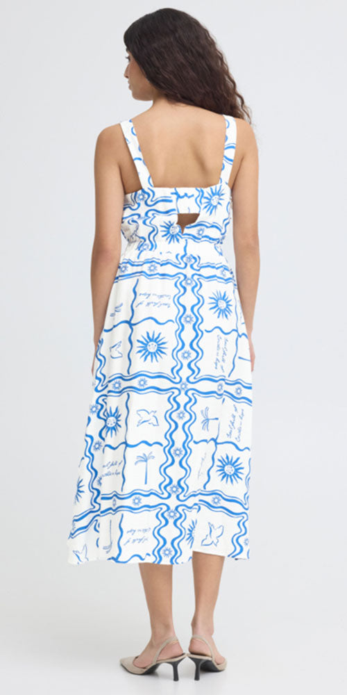 Ichi Mediterranean Tile Dress