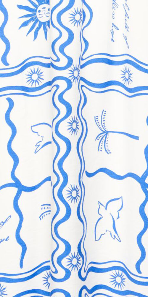 Ichi Mediterranean Tile Dress
