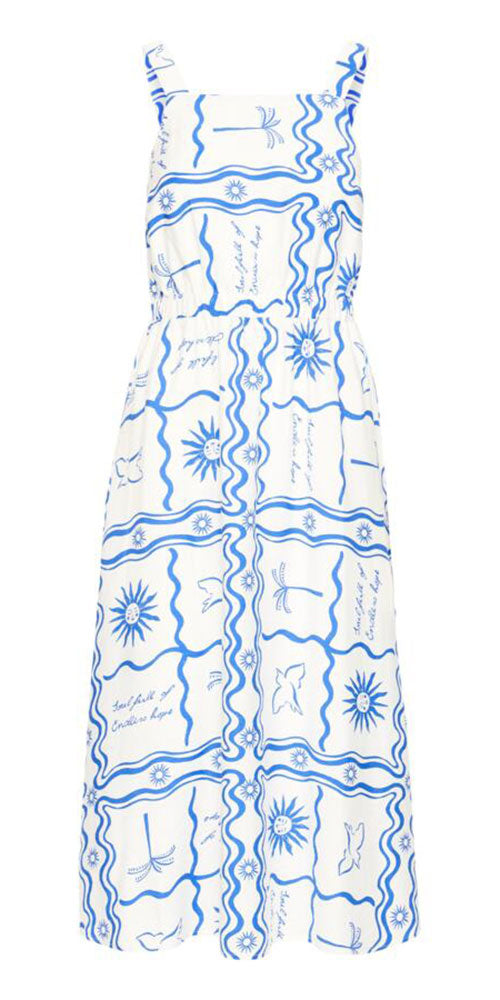 Ichi Mediterranean Tile Dress