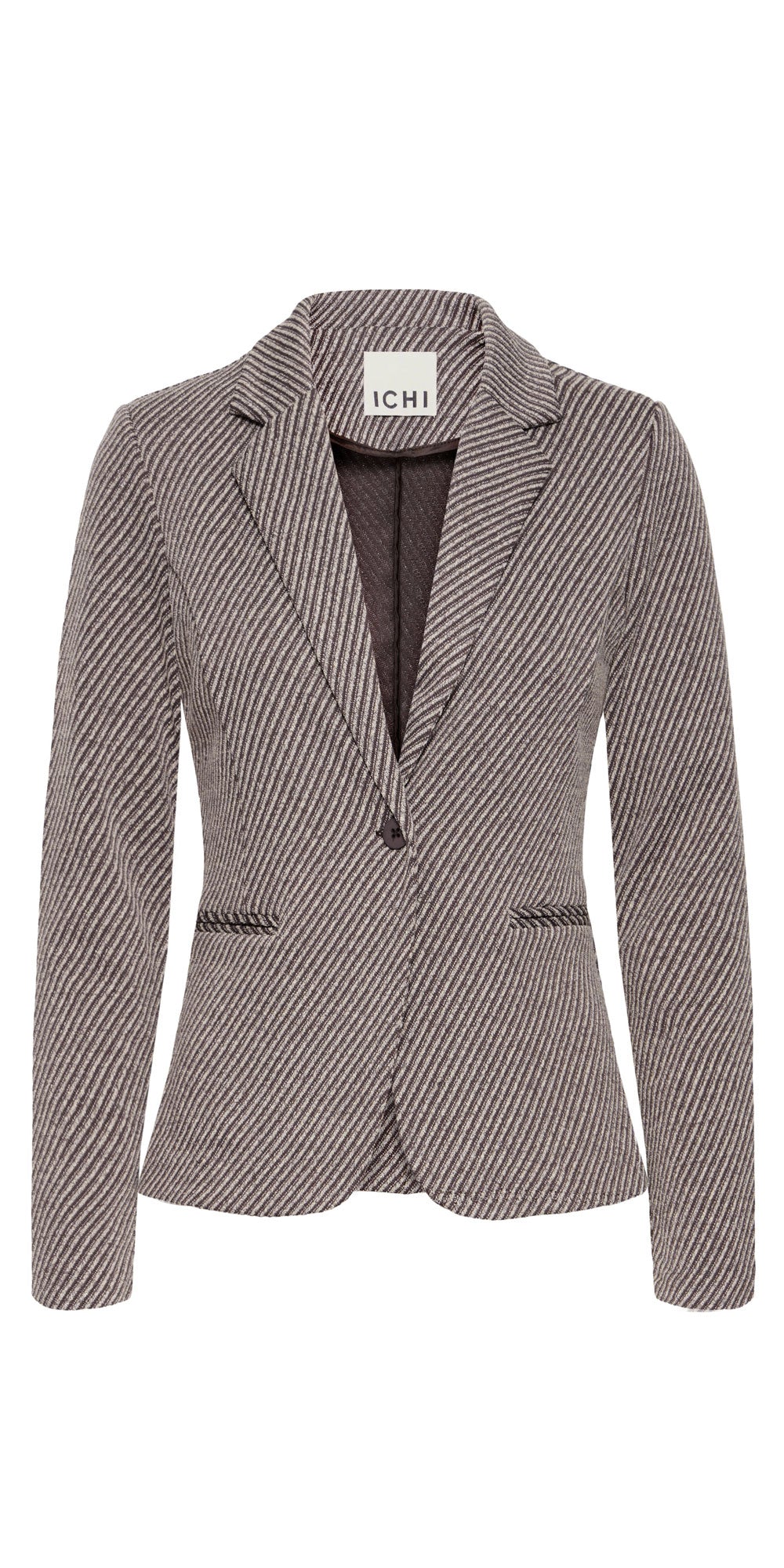 Ichi Mega Twill Ponte Blazer, java
