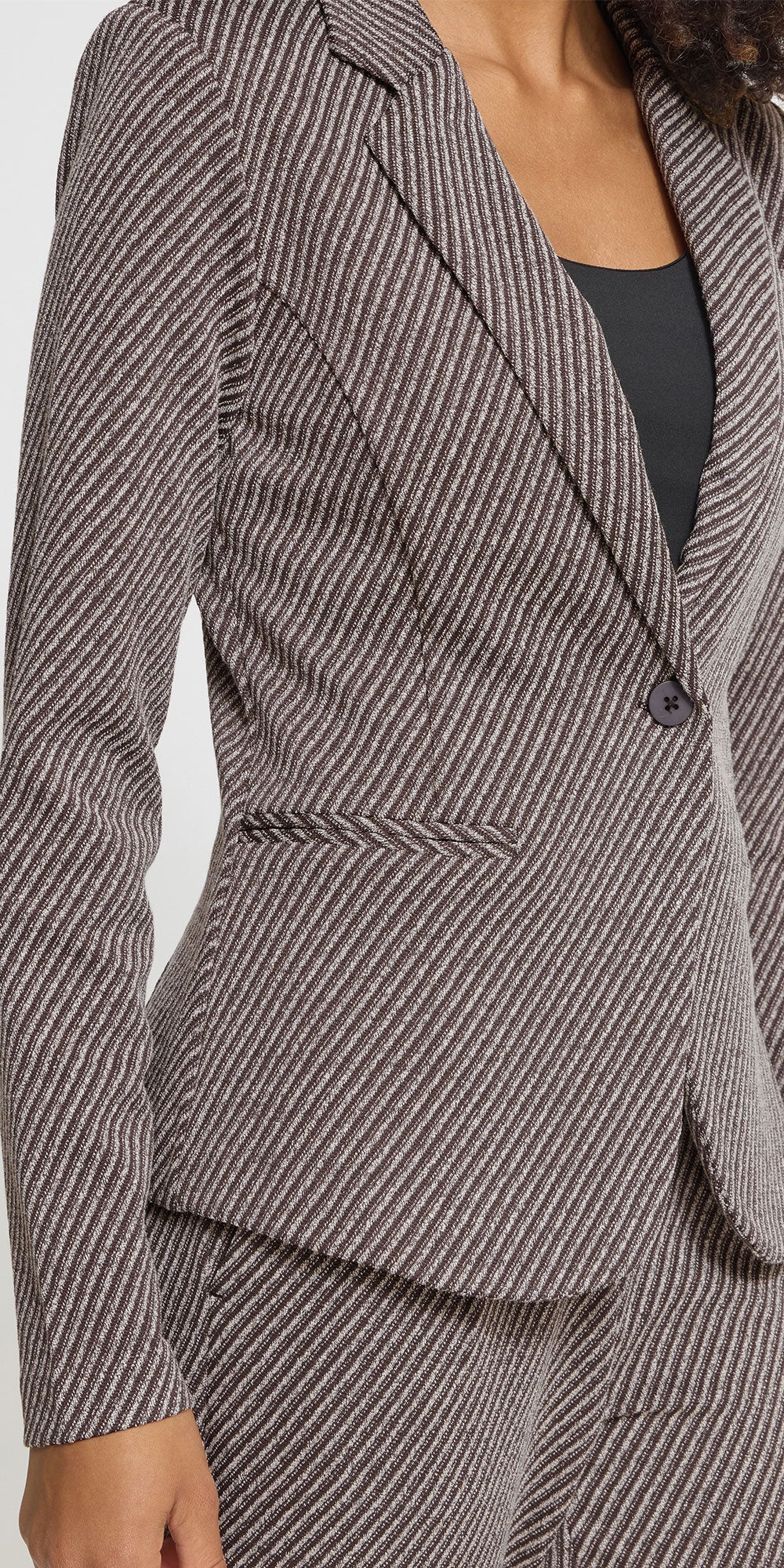 Ichi Mega Twill Ponte Blazer, java
