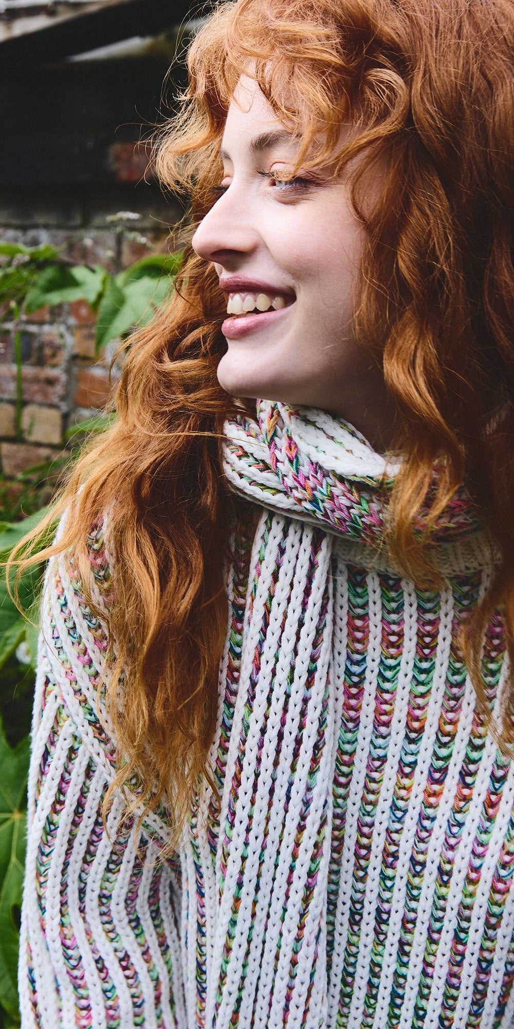 Ichi Multicoloured Shaker Knit Sweater