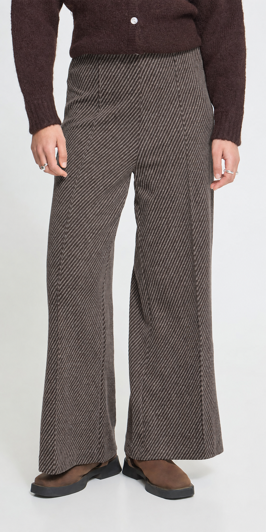 Ichi Mega Twill Ponte Pants, java