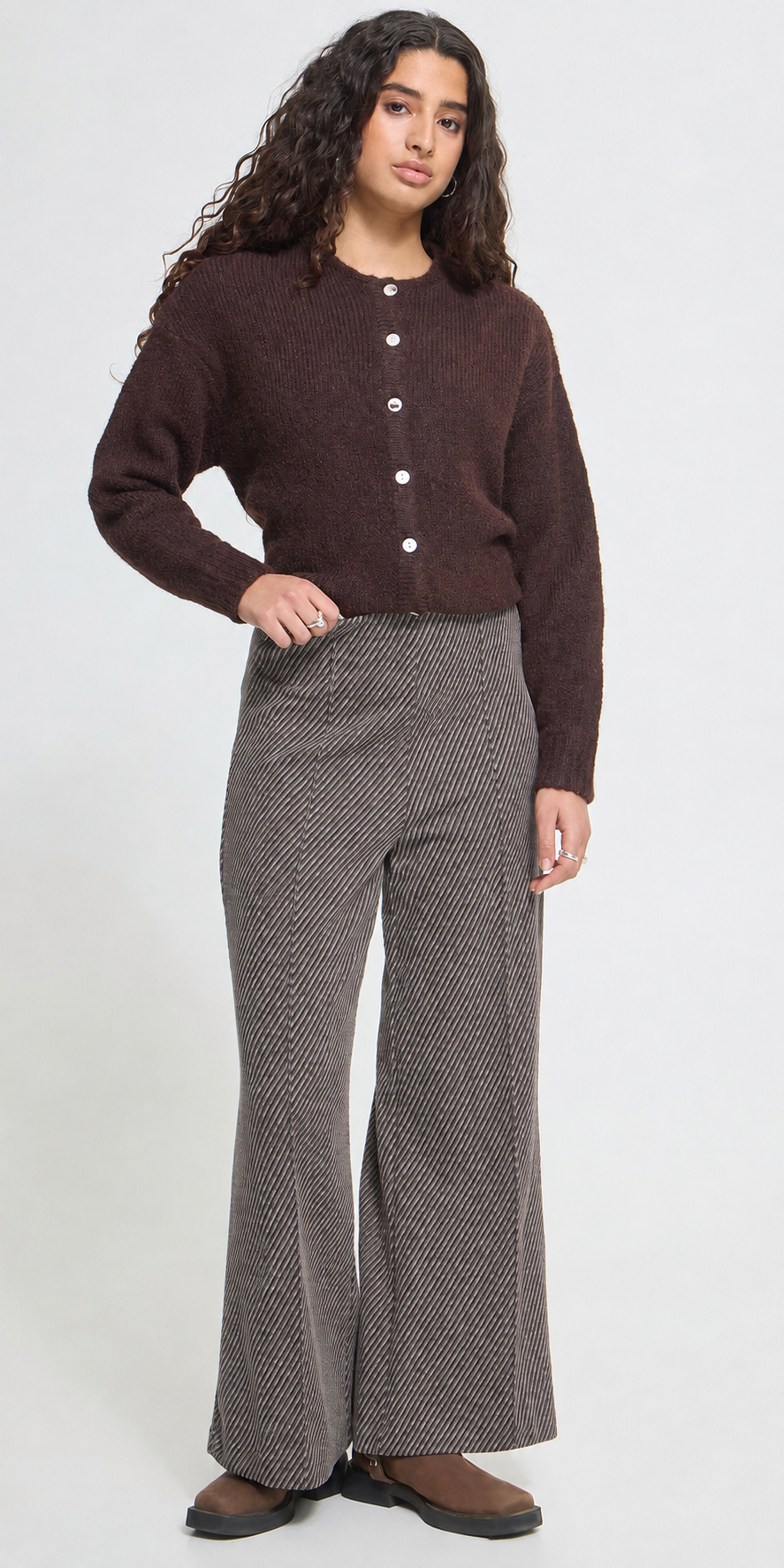 Ichi Mega Twill Ponte Pants, java