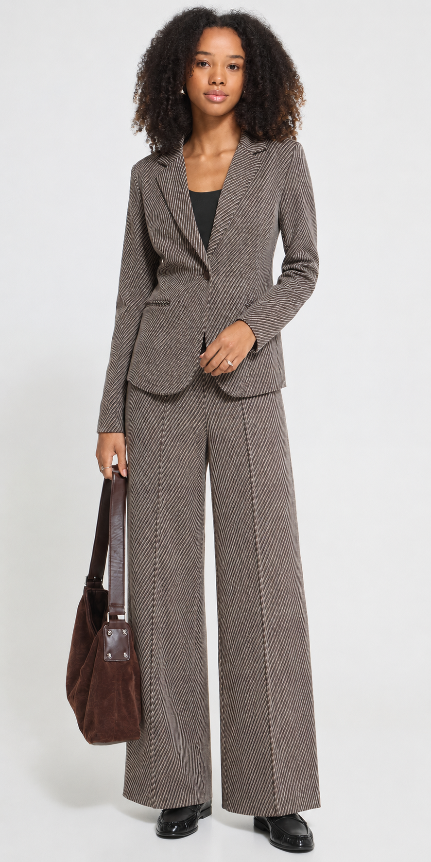 Ichi Mega Twill Ponte Blazer, java