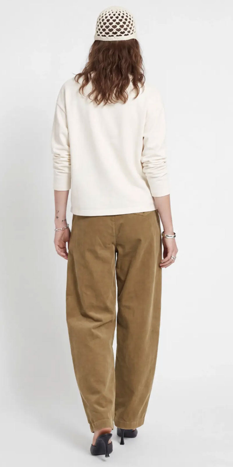 JJXX Corduroy Barrel Pants, oak