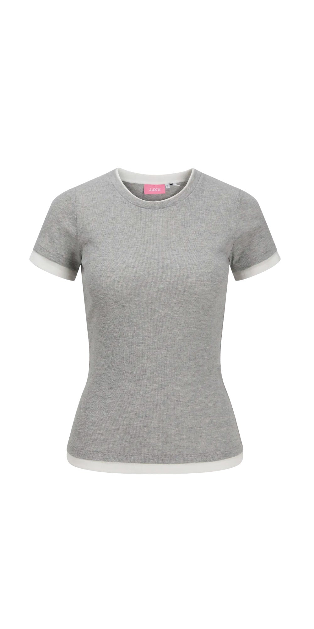 JJXX Layered Look Tee, grey