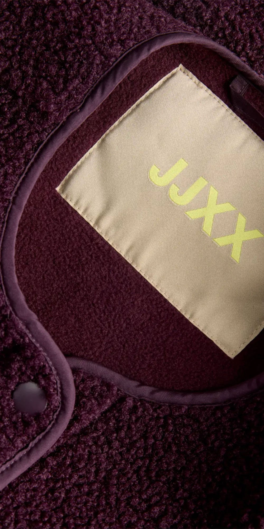 JJXX Teddy Vest, wine